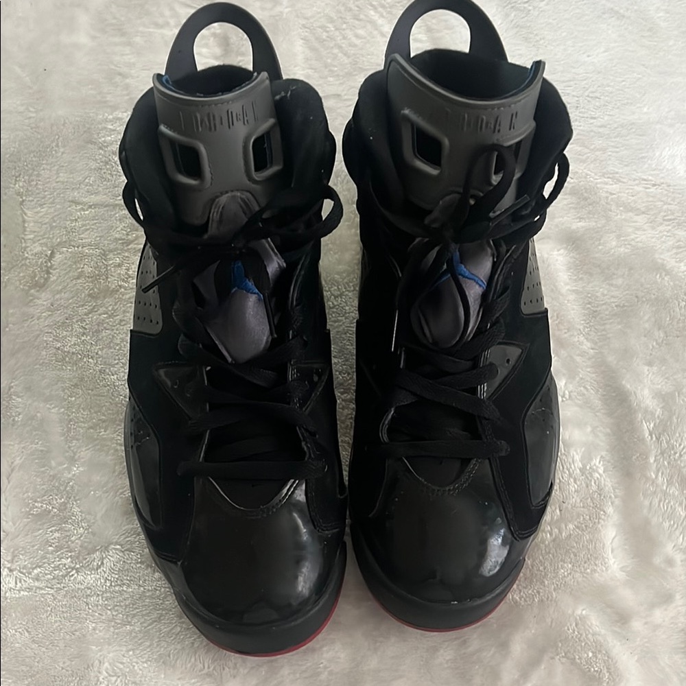 Black and Gray High-Top Sneakers